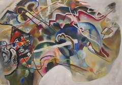 Painting with White Border by Wassily Kandinsky