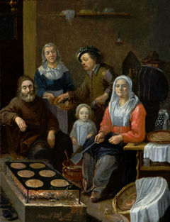 Pancake night by Adriaen Rombouts