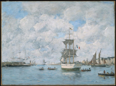 Port of Le Havre by Eugène Boudin