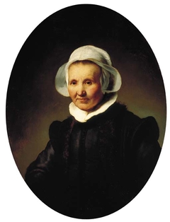 Portrait of a 62-year-old Woman, possibly Aeltje Pietersdr Uylenburgh by Rembrandt