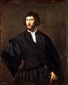 Portrait of a Man, Hand on His Belt by Titian