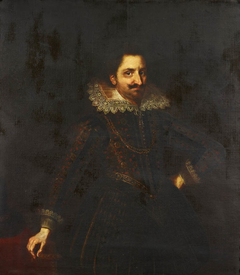 Portrait of a Man, possibly a French Ambassador to James I by Attributed to Paul van Somer