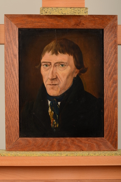 Portrait of a man, possibly Cornelis Weeshoff (?-?) by Klaas Weeshoff