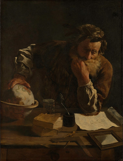 Portrait of a scholar (Archimedes?) by Domenico Fetti