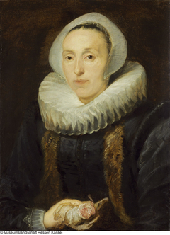 Portrait of a Woman with a Rose by Anthony van Dyck