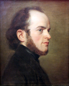 Portrait of Adolph Menzel in younger days by Friedrich Eduard Meyerheim