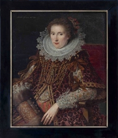 Portrait of Catharina van Liauckama (1592-1656) by anonymous painter