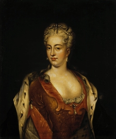Portrait of Charlotte Sophia Christina of Brunswick Wolfenbuttel by Anonymous