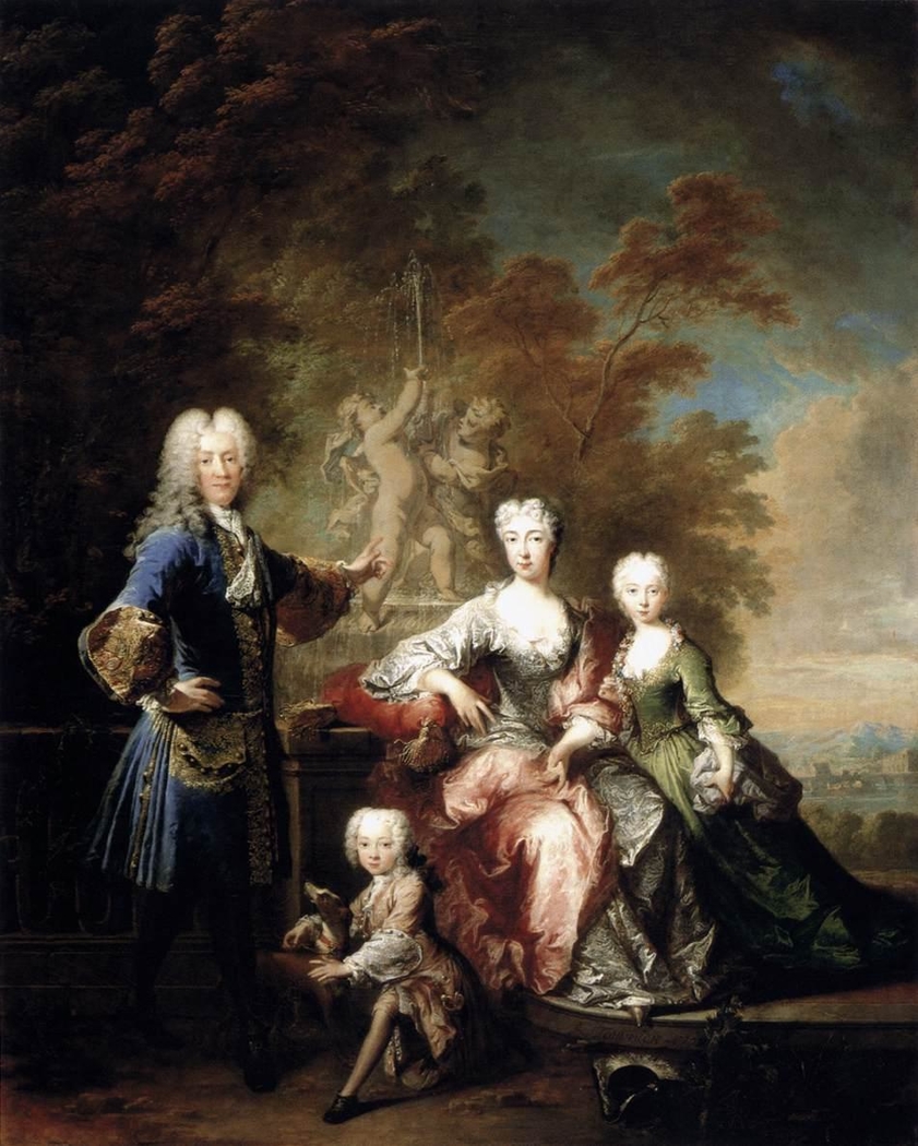 Portrait of Count Ferdinand von Plettenberg with his Family