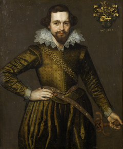 Portrait of Edzard Jacob Clant van Nijestein thoe Zandeweer (1584-1648) by onbekend