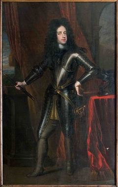 Portrait of graaf Hendrik Casimir II van Oranje-Dietz (1657-1696) by Lancelot Volders