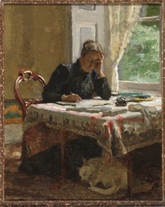 Portrait of Jacoba Suzanna Muller (1843-1918) by Willem Bastiaan Tholen