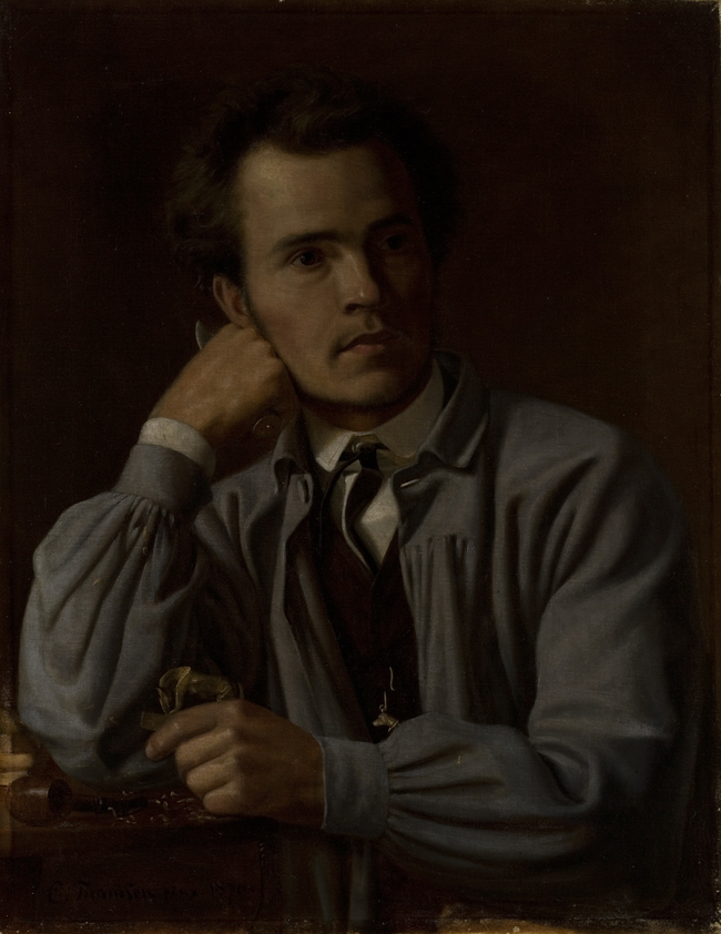 Portrait Of Johannes Takanen Carl Thomsen Artwork On Useum