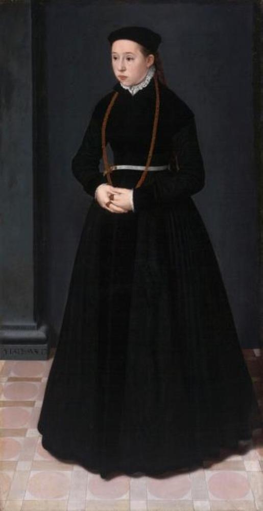 Portrait of Margaretha Mertha (Merthen), the Wife of Heinrich Pilgram
