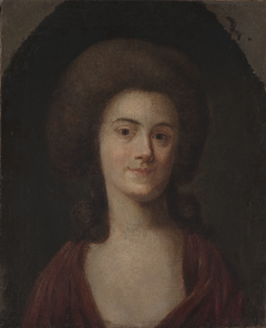 Portrait of Maria Wyżewska née Tremo (Tremeau). by Mateusz Tokarski