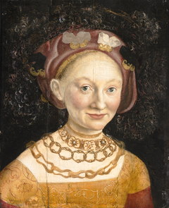 Portrait of Princess Emilia of Saxony by Hans Krell