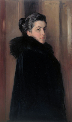 Portrait of the Artist's Wife Ellen Edelfelt by Albert Edelfelt