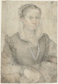 Portret van dame, zittend naar rechts by Sofonisba Anguisciola