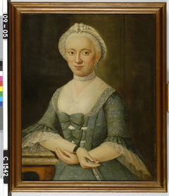 Portret van Frederica Wilhelmina Biebericher (1747-1809) by J van Hien