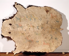 Robe with horse-capture and battle scenes