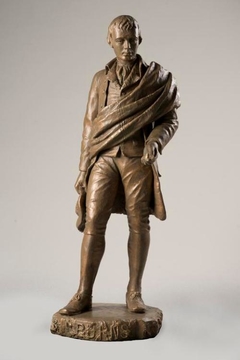 Robert Burns - Maquette for the Statue on Union Terrace - Henry Bain Smith - ABDAG004656 by Henry Bain-Smith