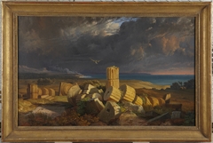 Ruins of the Temple of Hera at Selinunte by Friedrich Nerly