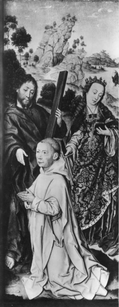 Saint Andrew and Saint Catherine with Donor