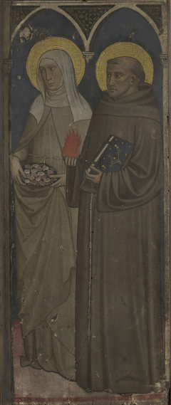 Saint Elizabeth of Hungary and Saint Anthony of Padua by Lippo d'Andrea