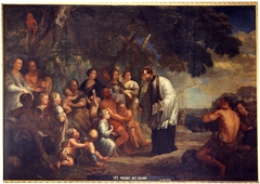 Saint Francis Xavier preaching the Faith by Jan Coxie
