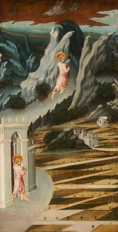 Saint John the Baptist Entering the Wilderness by Giovanni di Paolo