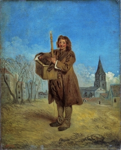 Savoyard with a Marmot by Antoine Watteau