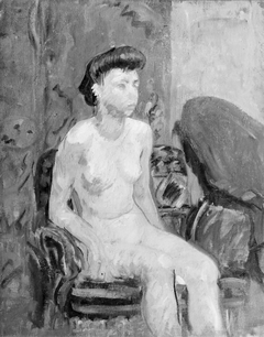 Seated Female Nude by Karl Isakson