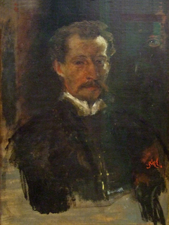 self-portrait by Hans von Marées