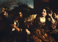 Semiramis Receiving Word of the Revolt of Babylon by Guercino