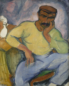 Sitting Man by Georges Kars