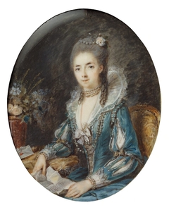 Sophie Jeanne Armande Séptimanie de Vignerod du Plessis, hertiginna de Richelieu, 1740-1773, g. grevinna d'Egmont Pignatelli by Peter Adolf Hall