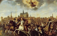 St.Bavo saves Haarlem in 1274, painted in 1673 by Reyer van Blommendael