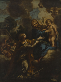 St. Mary, little Jesus and st. Katharina