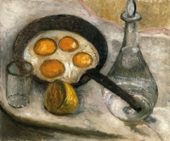 Still Life with Fried Eggs in a Pan