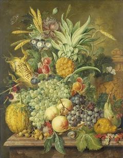 Still Life with Fruit by Jacobus Linthorst