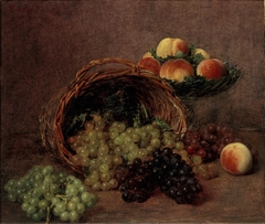 Still Life with Grapes and Peaches by Henri Fantin-Latour