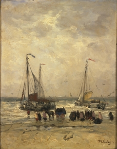 Strandgezicht by Hendrik Willem Mesdag