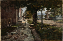 Street in Vernon by Theodore Clement Steele