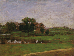 Study for 'The Meadows, Gloucester'