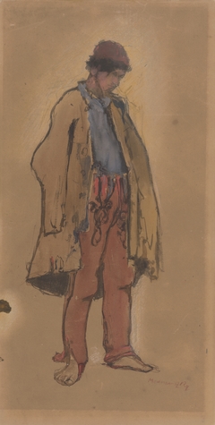 Study of a Standing Gypsy