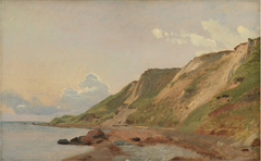 Study of Cliffs at the South Coast of Refsnæs by Johan Lundbye