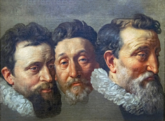 Study of Three Heads of Magistrates