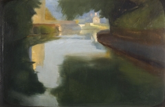 Sundown: the Glamorgan Canal by Edgar Herbert Thomas