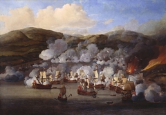 The Attack on the French Ships at Martinique, 6th July 1667 by Willem van de Velde the Younger