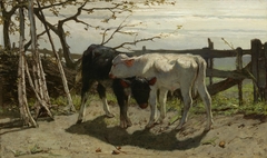 The calves by Willem Maris